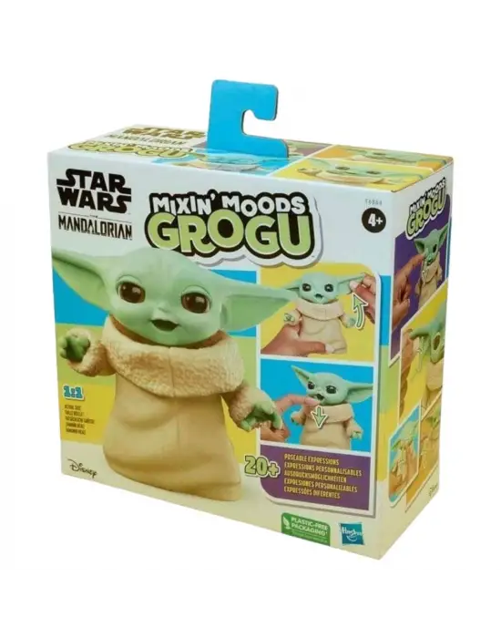 Omarı Hareketli ve Sevimli Kukla Oyuncağı - Grogu 4