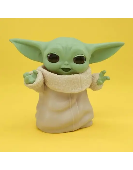 Omarı Hareketli ve Sevimli Kukla Oyuncağı - Grogu 4