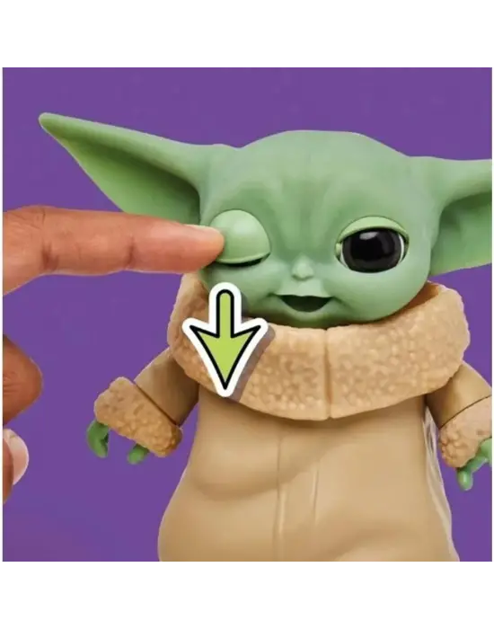 Omarı Hareketli ve Sevimli Kukla Oyuncağı - Grogu 4