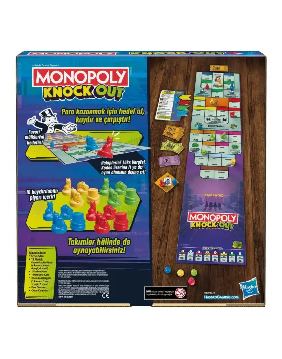 Omarı Monopoly Knockout Oyuncak Futbol Masası