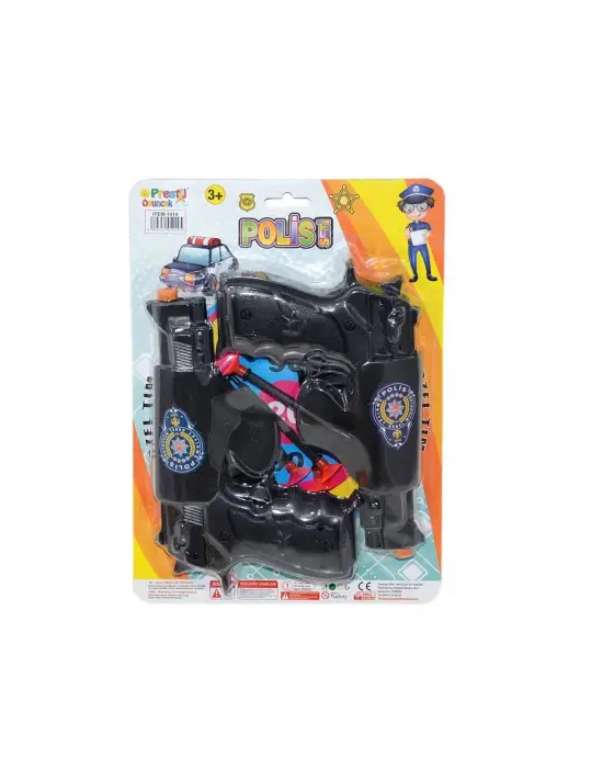 FAB 1414 2li Silahlı Polis Oyun Seti -Prestij