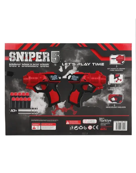 FAB 1607 Hedefli Dart Atıcı Tabanca -Prestij Oyuncak