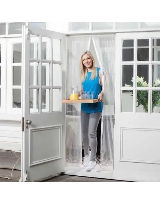 Omarı Mıknatıslı Pencere ve Kapı Sinekliği Tülü Perde