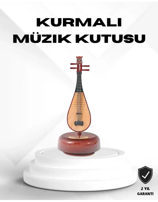 Figürlü Müzik Kutusu Zarif Melodili Dekoratif Model