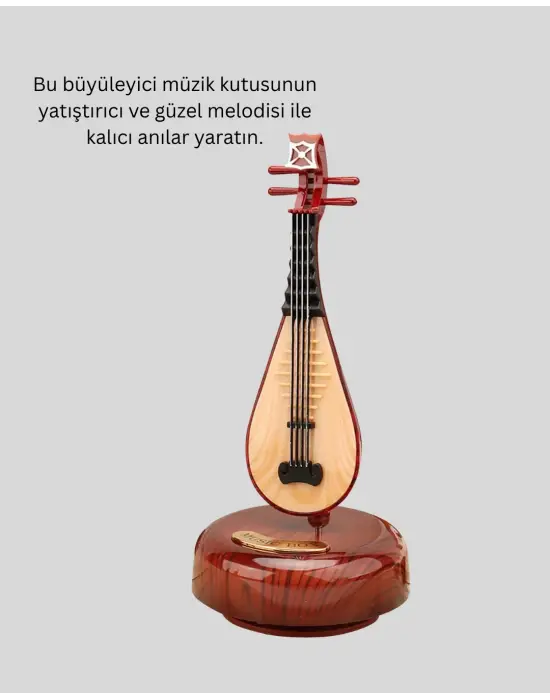 Figürlü Müzik Kutusu Zarif Melodili Dekoratif Model