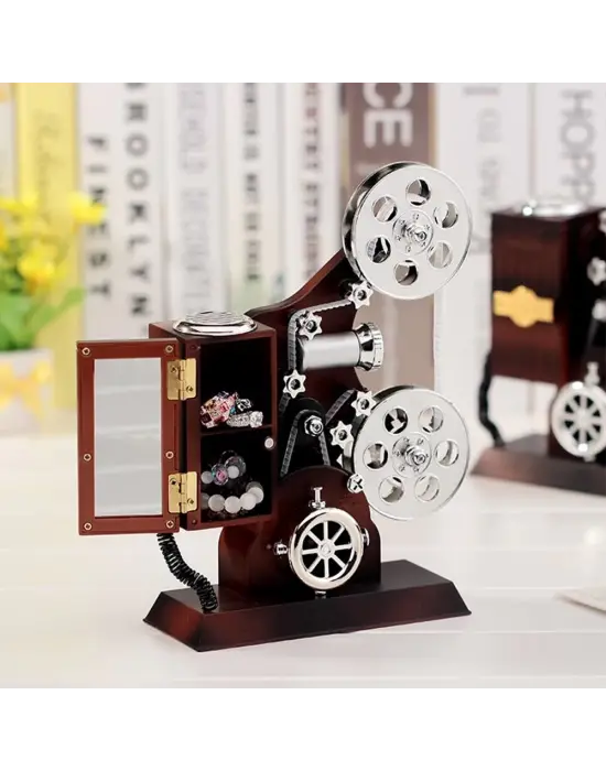 Film Makinesi Görünümlü Müzik Kutusu