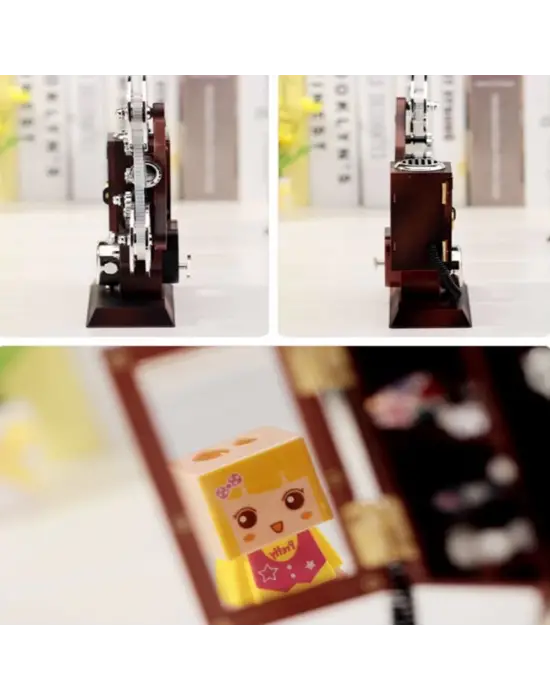 Film Makinesi Görünümlü Müzik Kutusu