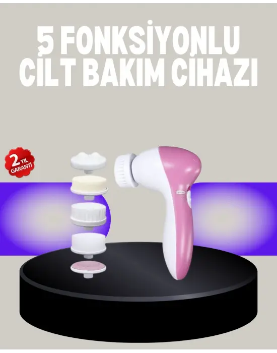 Fırçalı Yüz Temizleme Ve Spa Masaj Cihazı