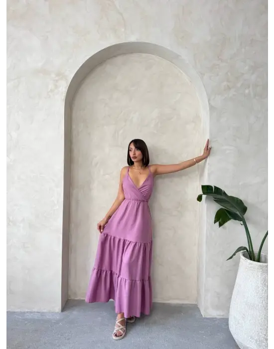 Göz Alıcı Fırfırlı Elbise