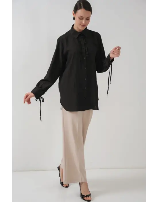 Zarif Fırfırlı Tunik