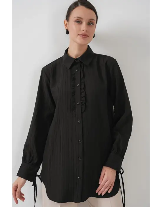 Zarif Fırfırlı Tunik