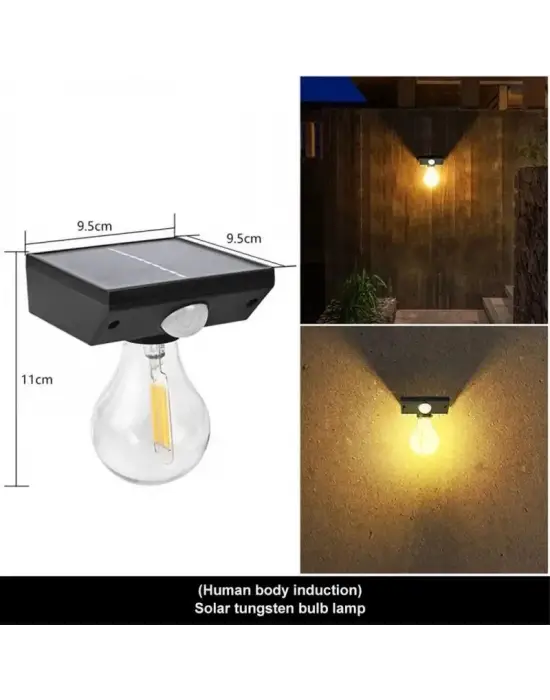 Fithome Yt-819 1 Watt Suya Dayanıklı Hareket Sensörlü Solar Led Lamba