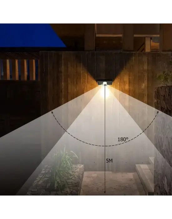 Fithome Yt-819 1 Watt Suya Dayanıklı Hareket Sensörlü Solar Led Lamba