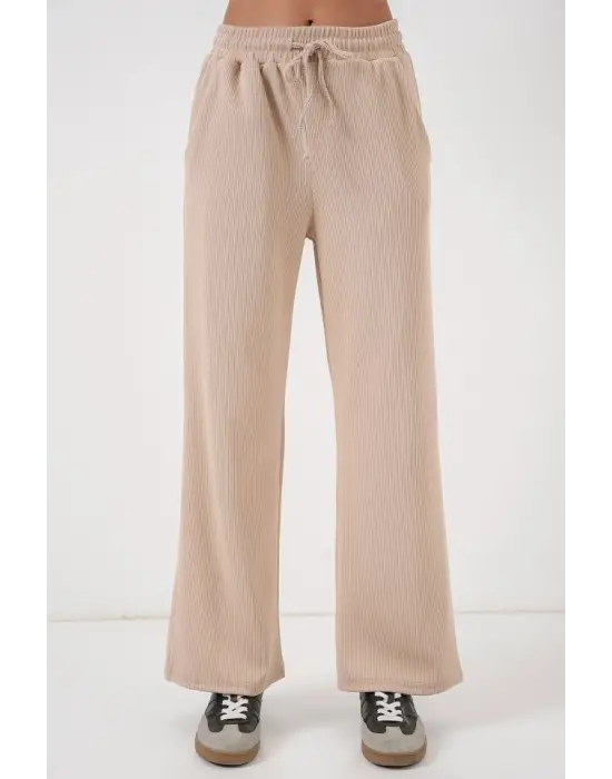 Fitilli Pantolon 30053 - Bej
