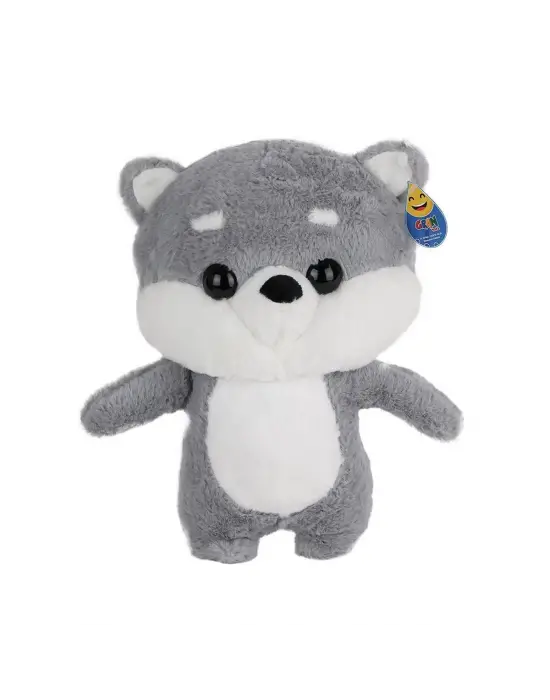 Omarı Renkli ve Sevimli 30 cm Köpek Peluş Oyuncak