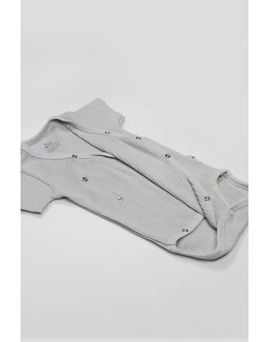 Flying Elephant 2li Yarım Kol Badi 17117 Ekru Gri