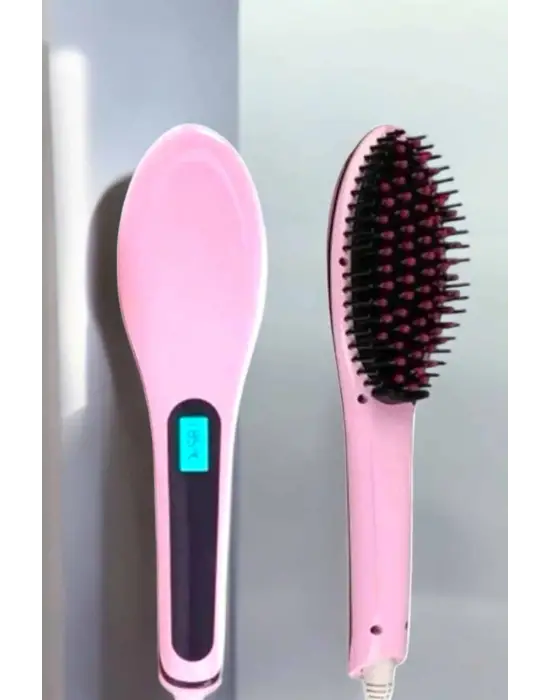 Fön Tarağı Saç Düzleştirici Sıkı Dişli Isı Ayarlı Elektriklenme Karşıtı