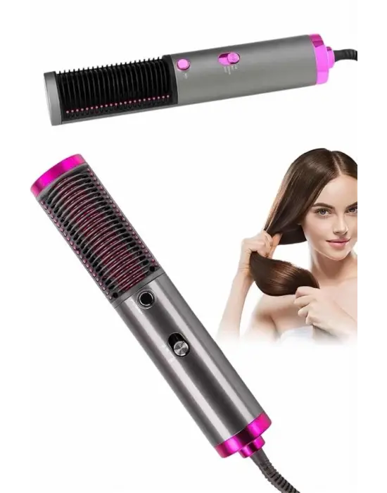 Fön Tarak Düzleştirici Seramik Kaplama Fön Makinesi Saç Kurutma