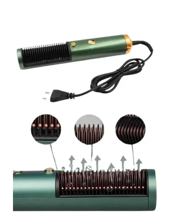 Fön Tarak Düzleştirici Seramik Kaplama Fön Makinesi Saç Kurutma