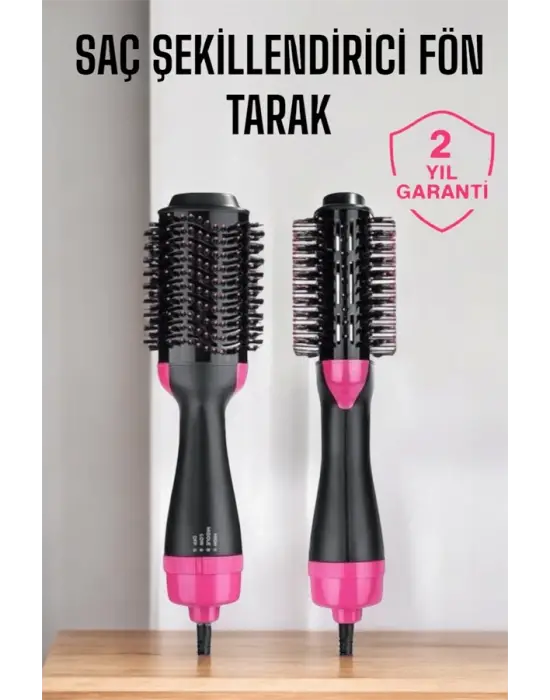 Fön Tarak Elektriklenmeyi Önleyen Ve Parlaklık Veren Saç Şekillendirici