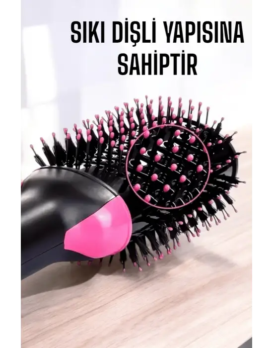 Fön Tarak Elektriklenmeyi Önleyen Ve Parlaklık Veren Saç Şekillendirici