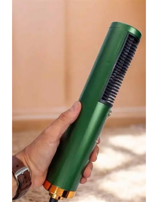 Fön Tarak Saç Düzleştirici Üflemeli Fön Makinesi Sıkı Dişli Taşınabilir