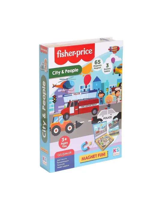 Omarı Baby Puzzle City People - Çocuklar İçin Eğlenceli Şehir Puzzle Seti