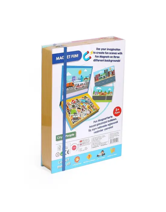 Omarı Baby Puzzle City People - Çocuklar İçin Eğlenceli Şehir Puzzle Seti