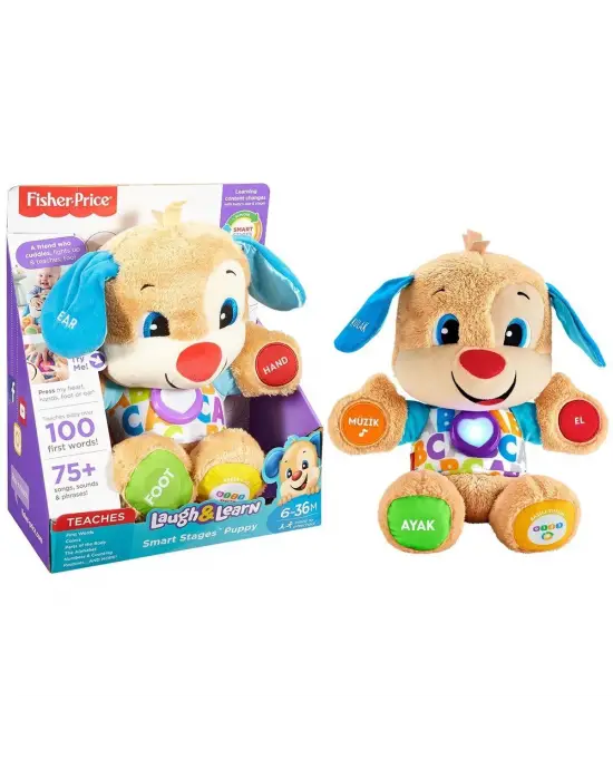 FPN79 Fisher-Price® Yaşa Göre Gelişim Eğitici Köpekçik / Türkçe / Eğlen ve Öğren