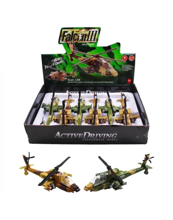 Omarı Yüksek Performanslı Çift Bıçaklı Helikopter Modeli