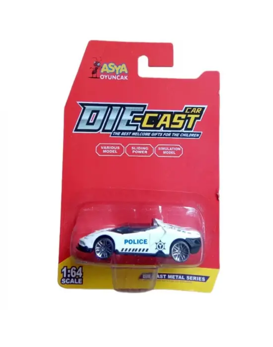 Omarı Metal Araba Tekli Kartela - Çocuk Oyuncağı ve Dekoratif Objeler