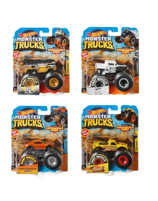 FYJ44 Hot Wheels, Monster Trucks 1:64 Arabalar