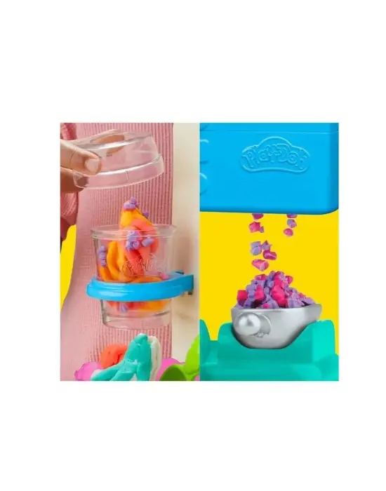 G0028 Play-Doh Gökkuşağı Dondurma Makinesi Oyun Seti+3 yaş