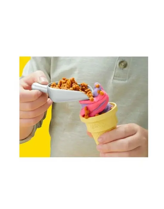 G0028 Play-Doh Gökkuşağı Dondurma Makinesi Oyun Seti+3 yaş