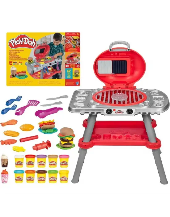 G0500 Play-Doh Cızırtılı Izgara Oyun Seti +3 yaş