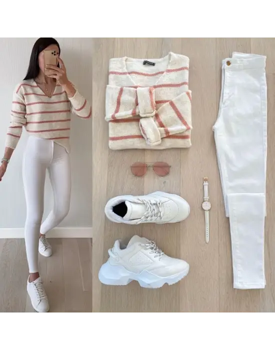 Gabardin Kumaş Yüksek Bel Pantolon 94cm XLbel36cm