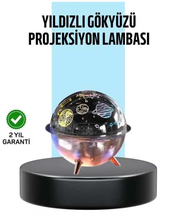 Galaksi Ve Yıldız Efektli Nemlendirici Işık Projektörü