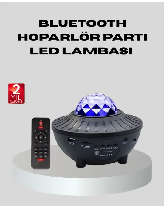 Galaxy Yıldız Projektör Çok Renkli Ayarlı Parlaklık Uzay Atmosfer Işığı