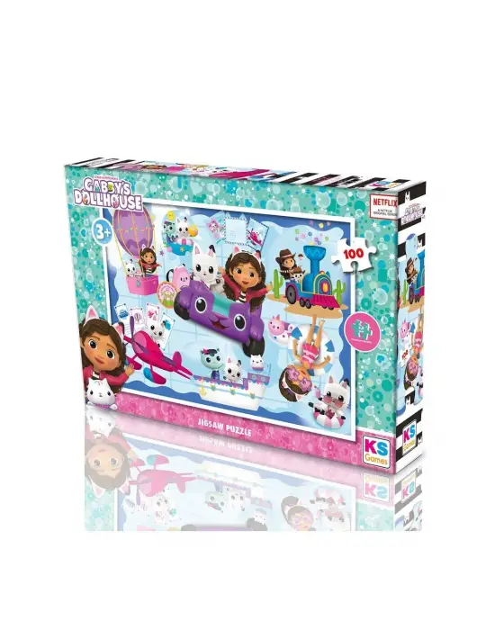 GB 714 GABBYS DOLLHOUSE PUZZLE 100 PRÇ