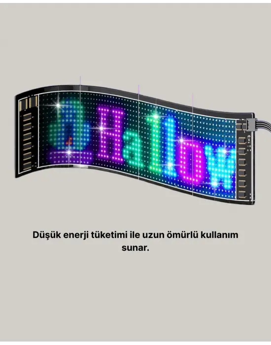Gece Kullanıma Uygun  Pixel Rgb Led Panel Es Atmosfer Işığı