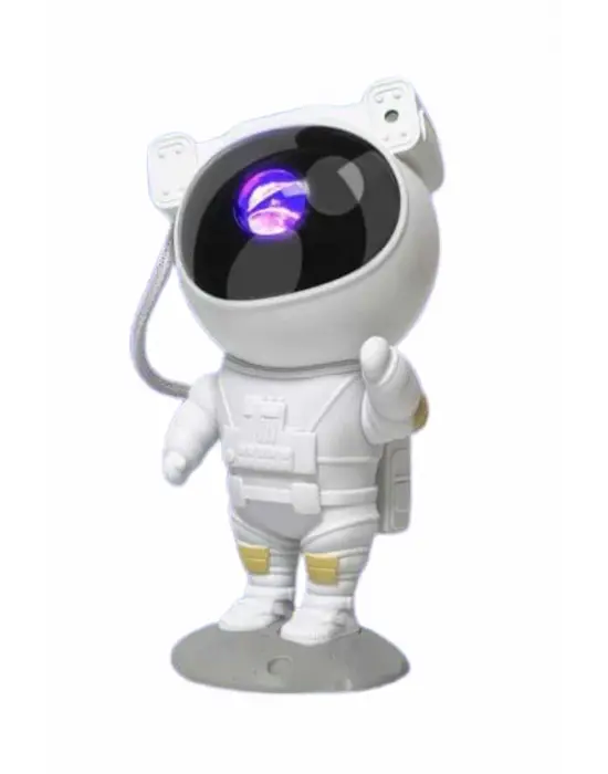 Gece Lambası Astronot Bluetooth Hoparlörlü Galaksi Işık Projektörü
