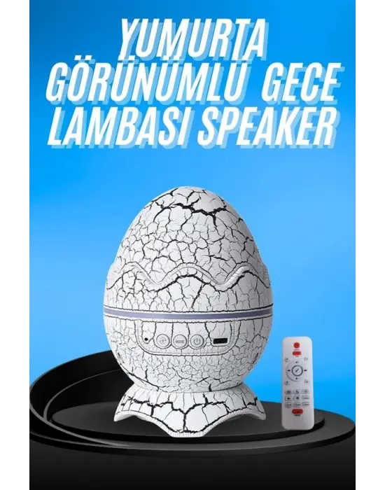 Gece Lambası Yumurta Işık Speaker Yeni Nesil Dinozor Yumurtası Görünümlü