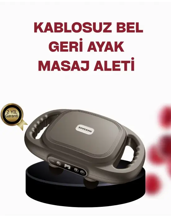 Geliştirilmiş 6 Başlıklı Şarjlı Masaj Aleti 2000 Mah Derin Doku Masajı