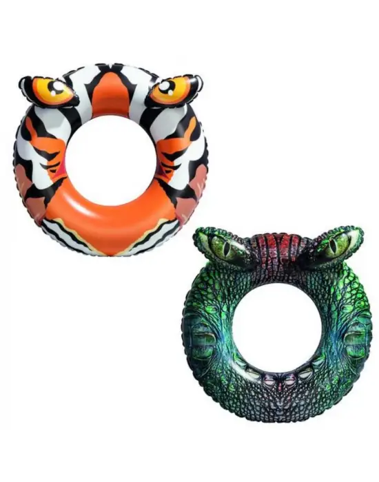 Omarı Gerçekçi Canlı Hayvan Simit Şişme Yüzme Sal Korsan Adası