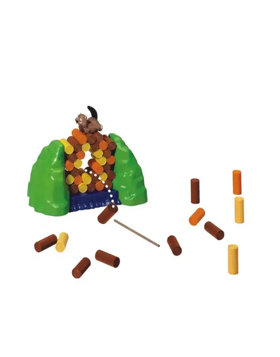 Omarı Tahta Tablo Puzzle - Geveze Sincap Bulmacası