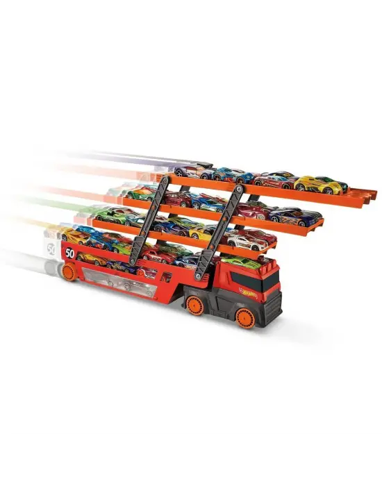 Omarı Yüksek Hızlı Mega Tır (Kırmızı-Turuncu)