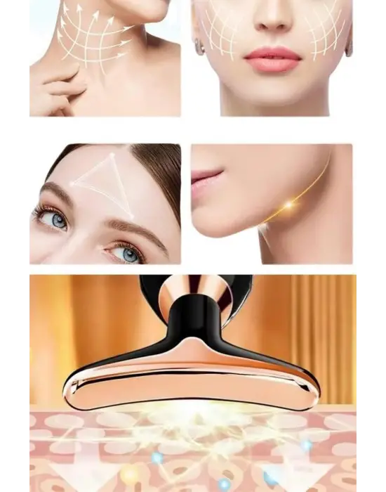 Gıdık Ve Sarkma Giderici Boyun Ve Yüz Güzellik Cihazı Pilli