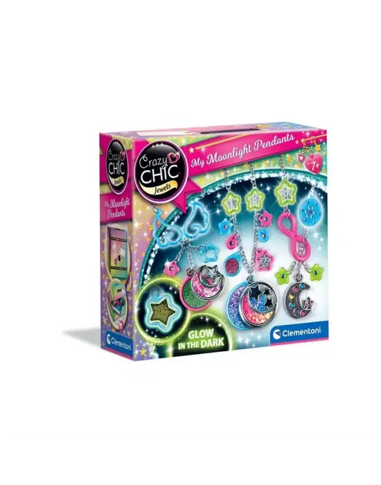 Omarı Ayışığı Desenli Crazy Chic Kolye Seti