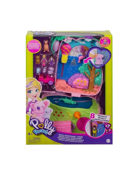 GKJ63 Polly Pocket Çanta Olabilen Micro Oyun Setleri / +4 yaş