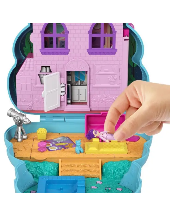 GKJ63 Polly Pocket Çanta Olabilen Micro Oyun Setleri / +4 yaş